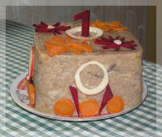 Hilary O'Hara Tai Brizo gimtadienio tortas